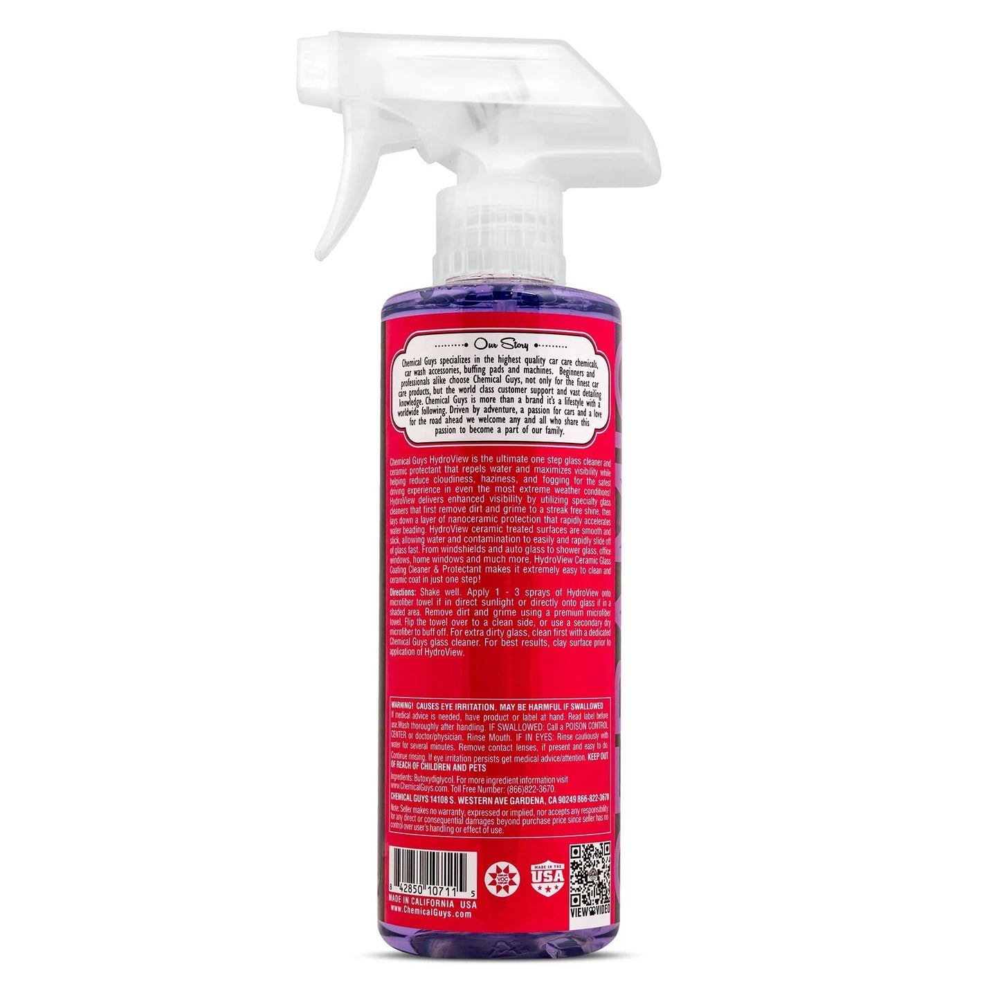 HydroView Ceramic Glass Cleaner & Coating (16oz) - Chemical Guys