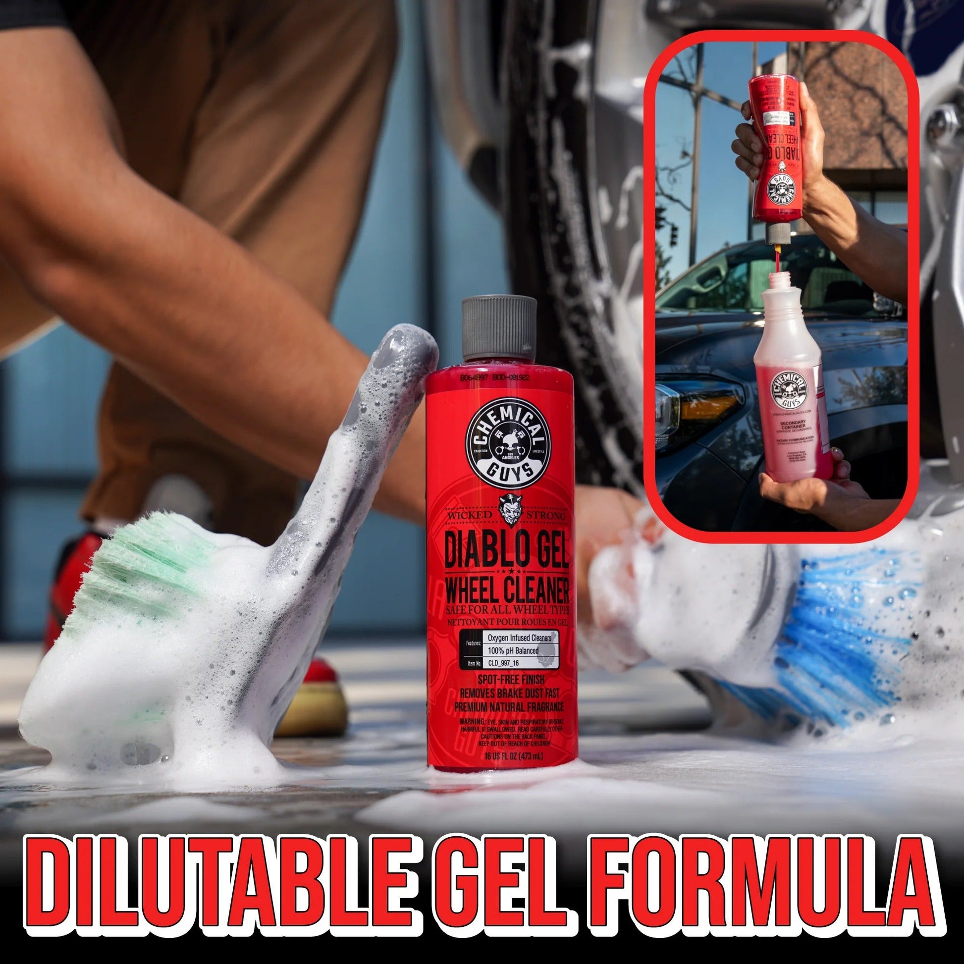 Diablo Gel Wheel & Rim Cleaner Concentrated - Chemical Guys
