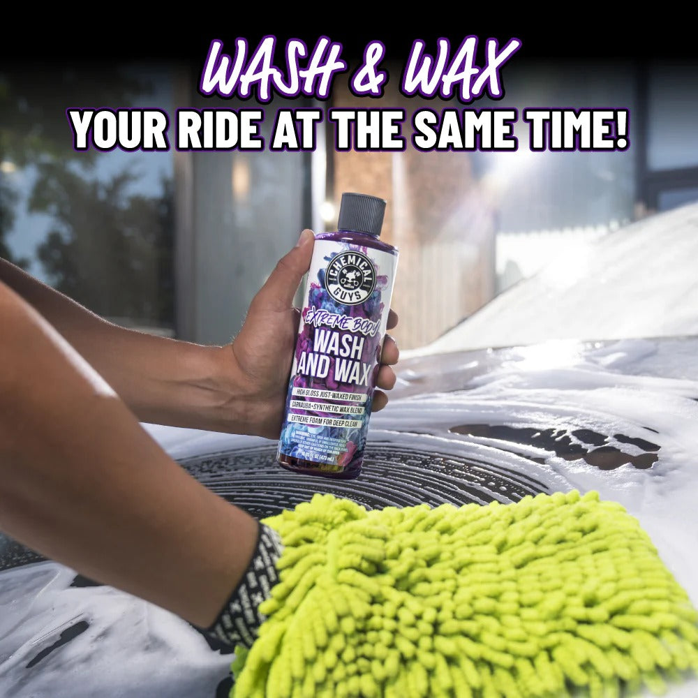 Extreme Body Wash and Wax Car Wash Soap (16 oz) Chemical Guys