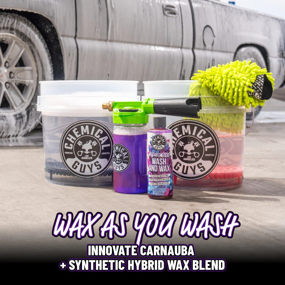 Extreme Body Wash and Wax Car Wash Soap (16 oz) Chemical Guys