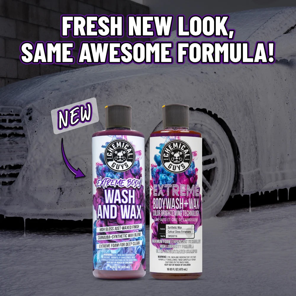 Extreme Body Wash and Wax Car Wash Soap (16 oz) Chemical Guys