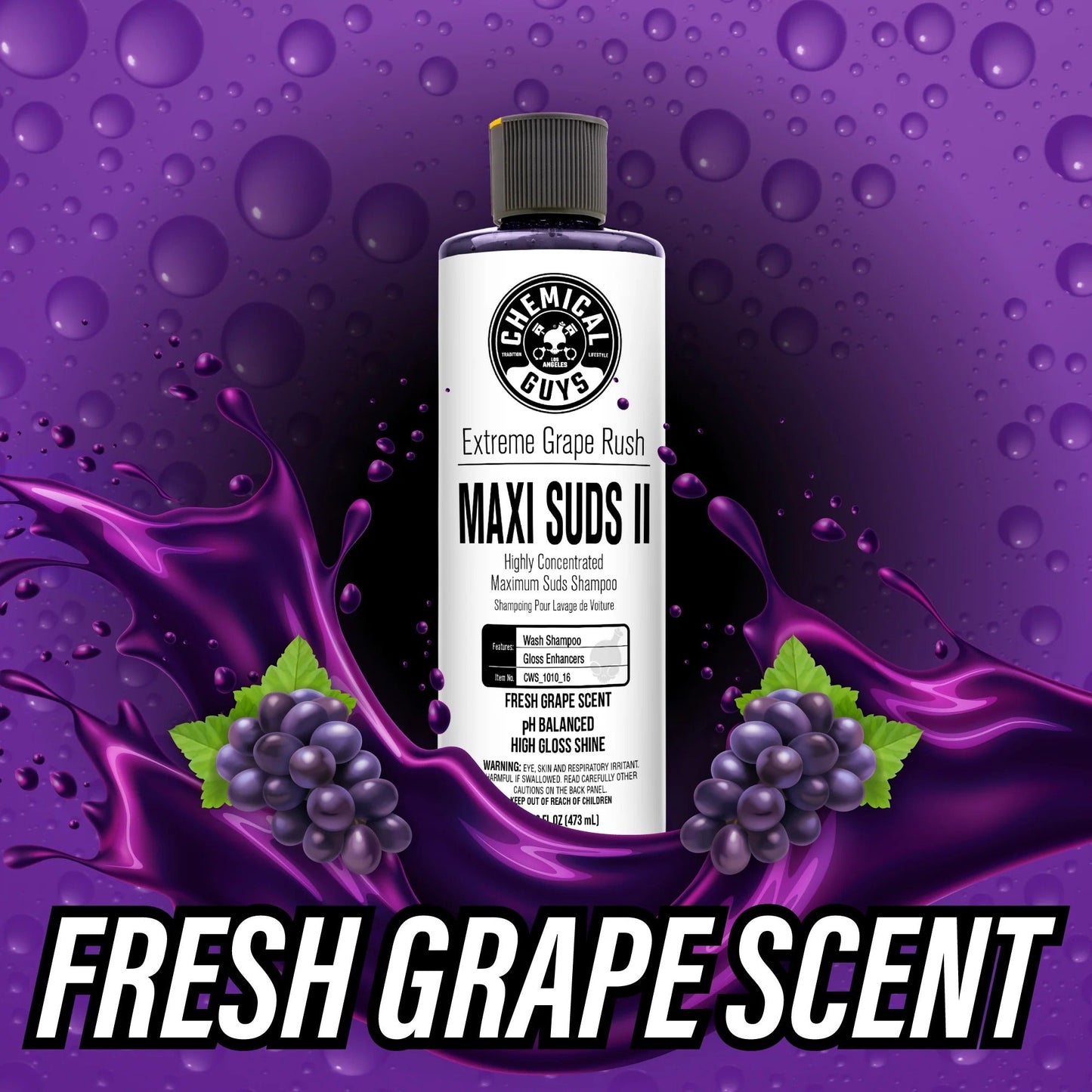 Maxi-Suds II Super Suds Shampoo (16 oz) Chemical Guys