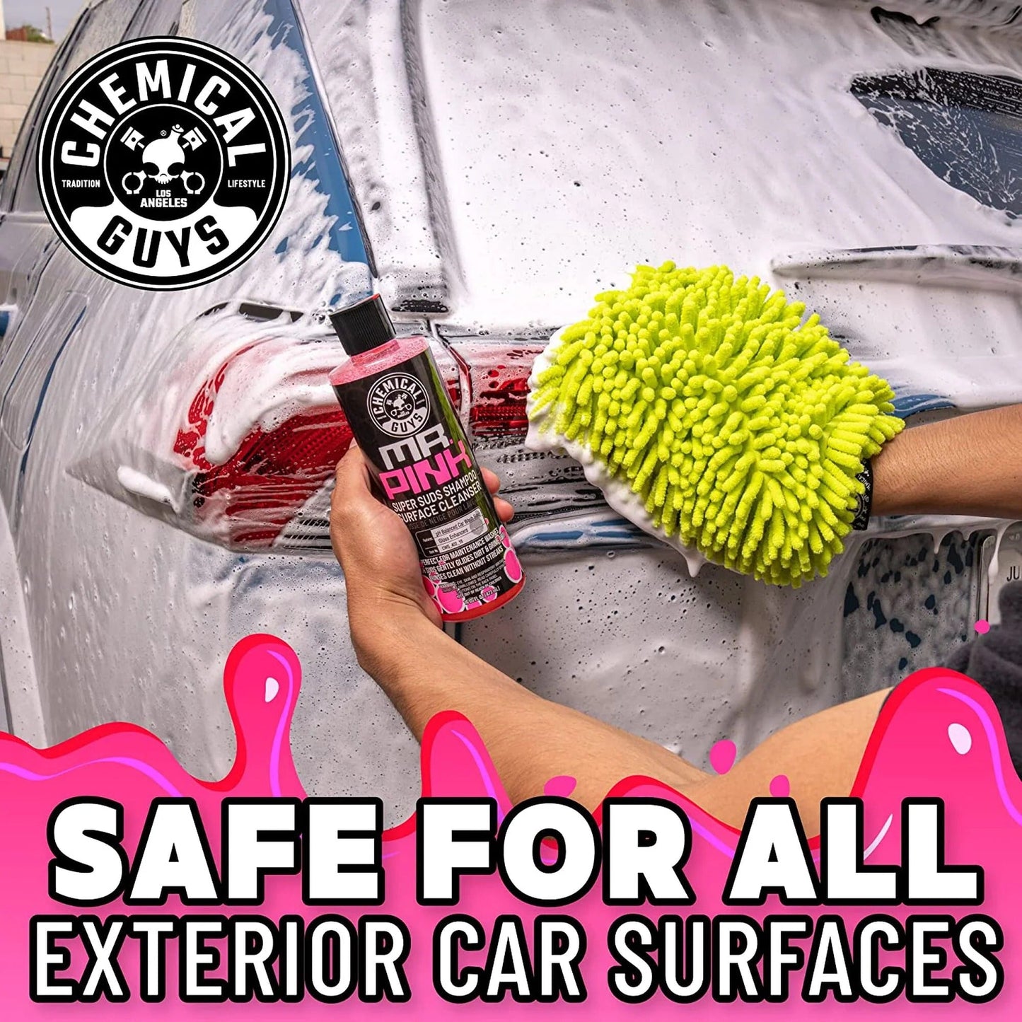 Mr Pink Car Wash Super Suds Shampoo - Chemical Guys