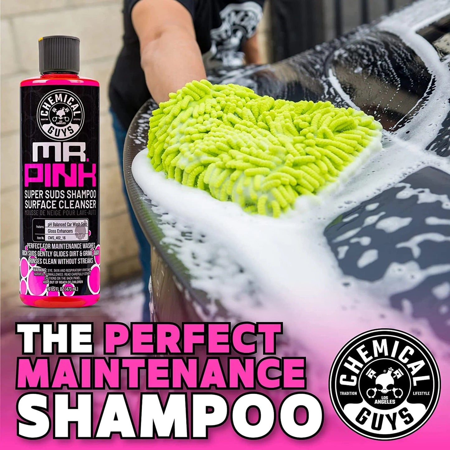 Mr Pink Car Wash Super Suds Shampoo - Chemical Guys