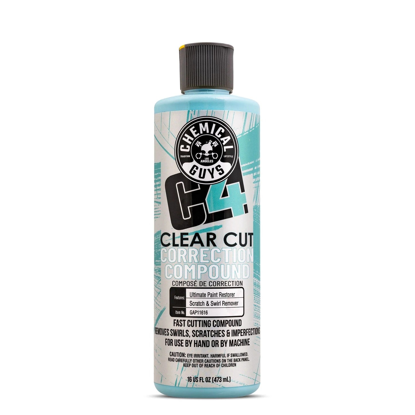 C4 Clear Cut Correction Compound (16oz) - Chemical Guys