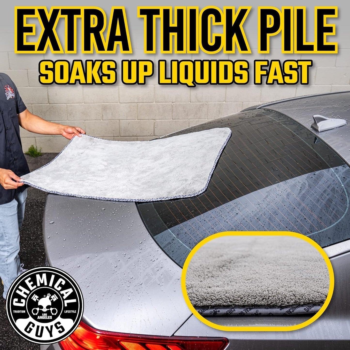Woolly Mammoth Microfiber Drying Towel - Chemical Guys