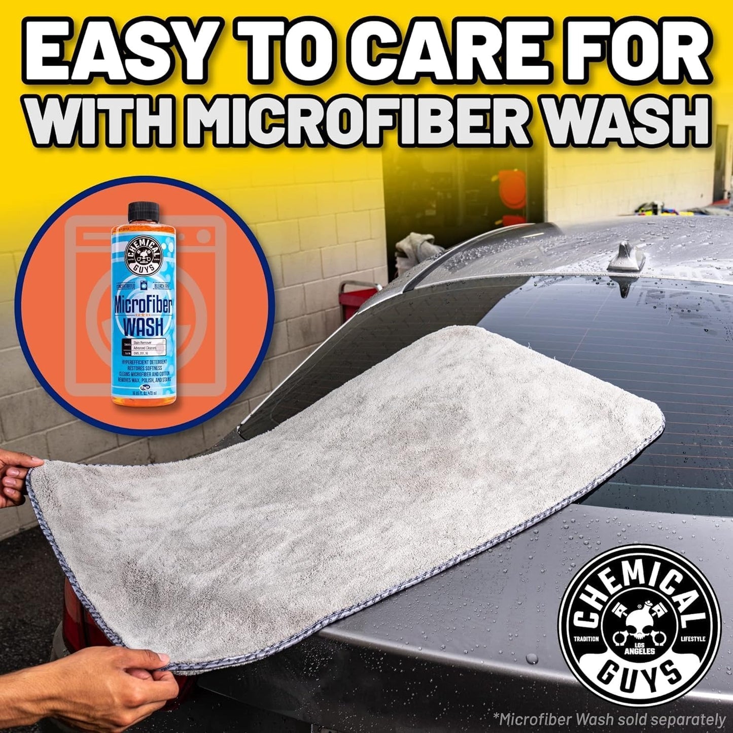 Woolly Mammoth Microfiber Drying Towel - Chemical Guys