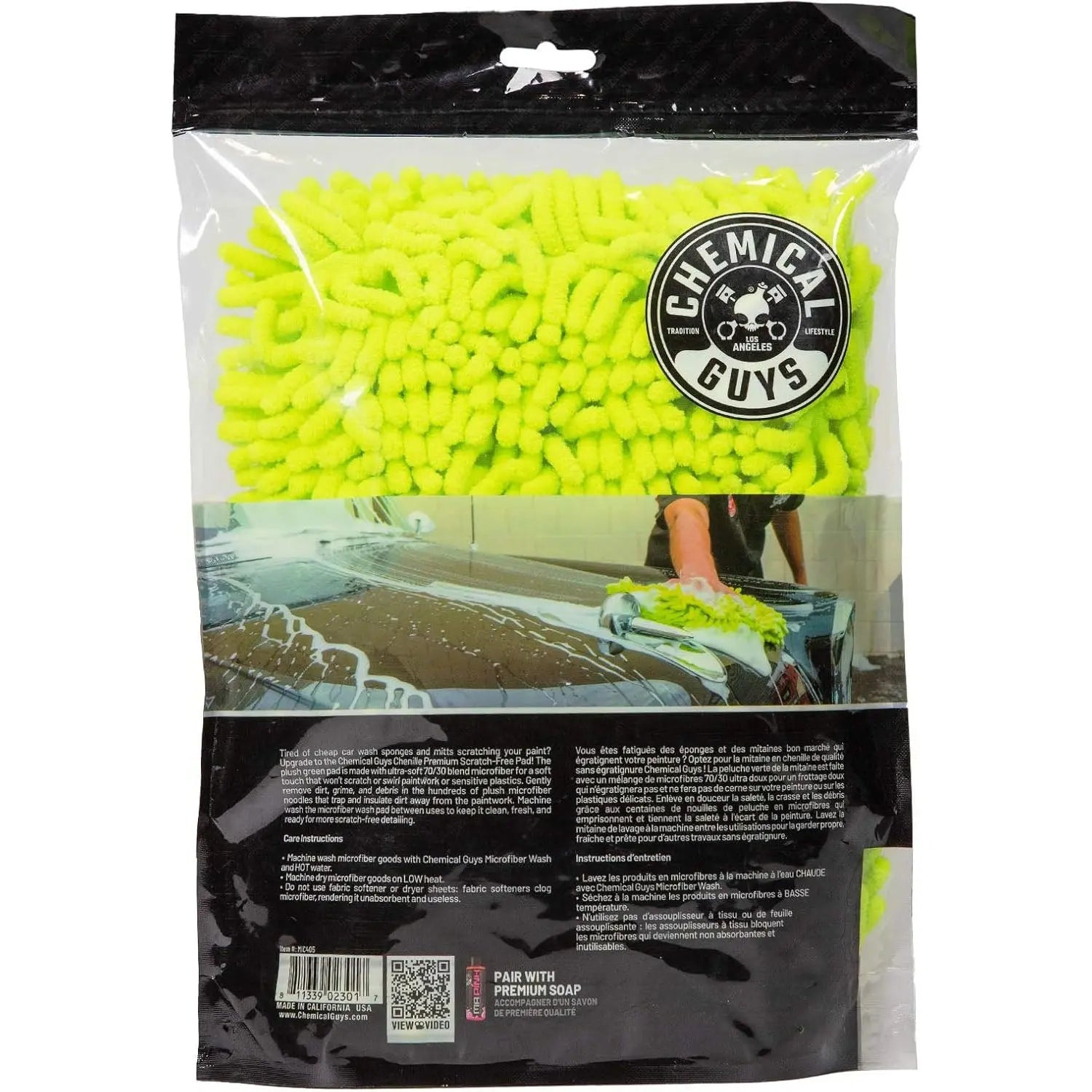 Chenille Microfiber Premium Scratch-Free Wash Pad Chemical Guys