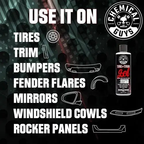 Tyre & Trim Gel - Rubber, Plastic & Tyre Restorer (16oz) Chemical Guys