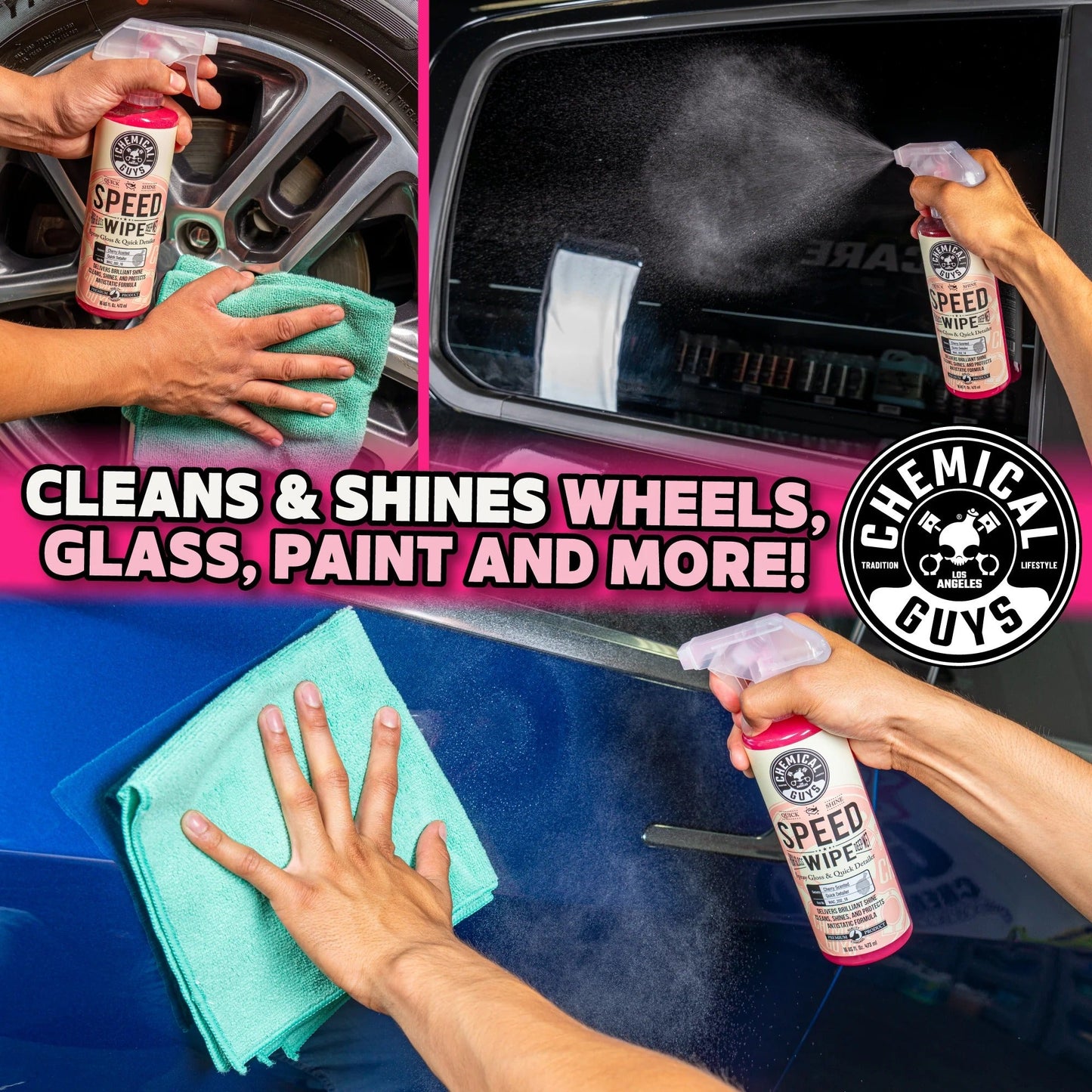 Speed Wipe Spray & Streak Free Quick Shine - Chemical Guys