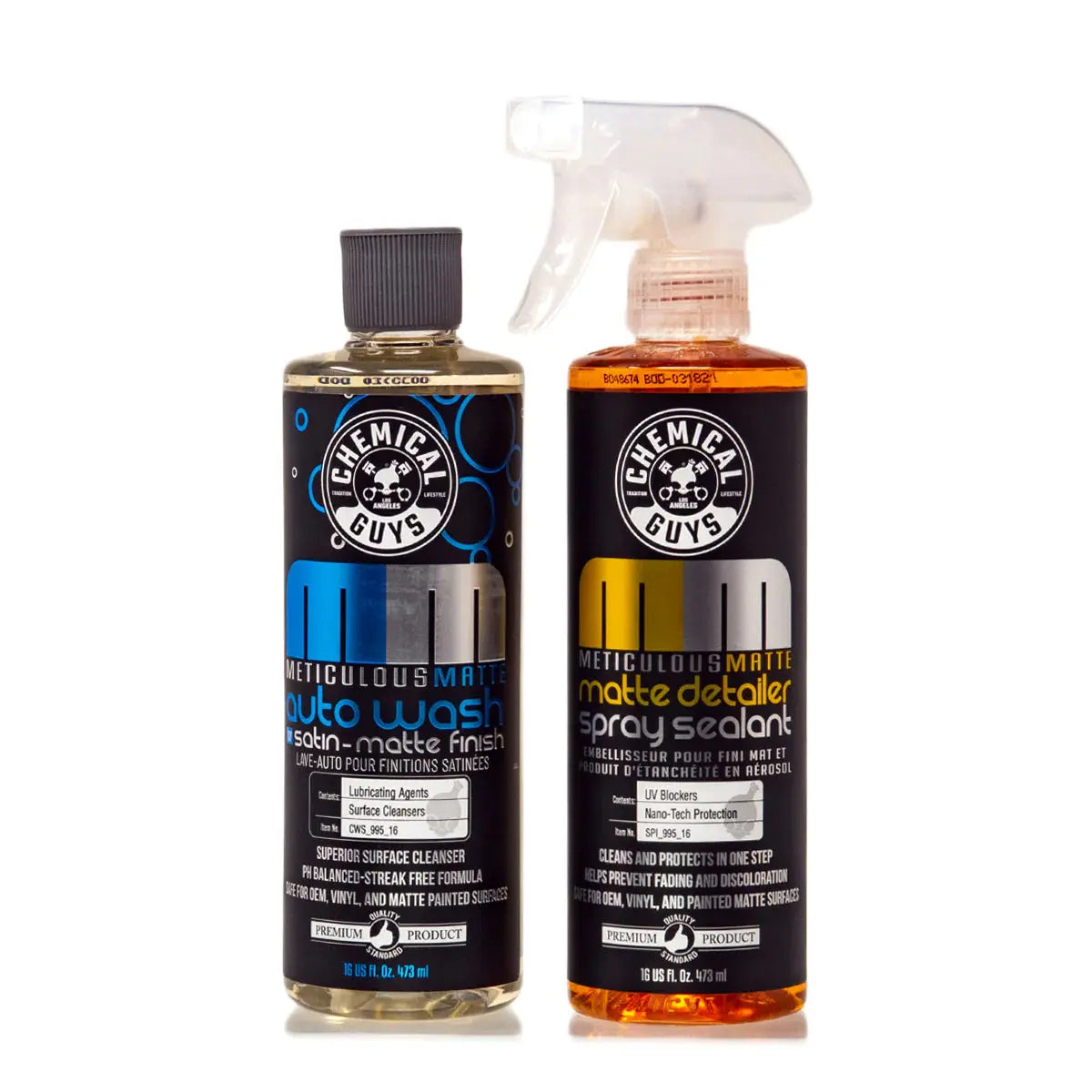 Meticulous Matte Auto Wash & Matte Detailer Spray Sealant Kit - Chemical Guys