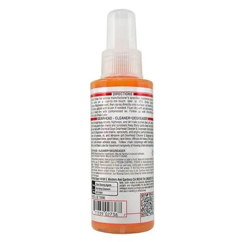 Gearhead Motorcycle Cleaner & Degreaser (4oz) - Chemical Guys