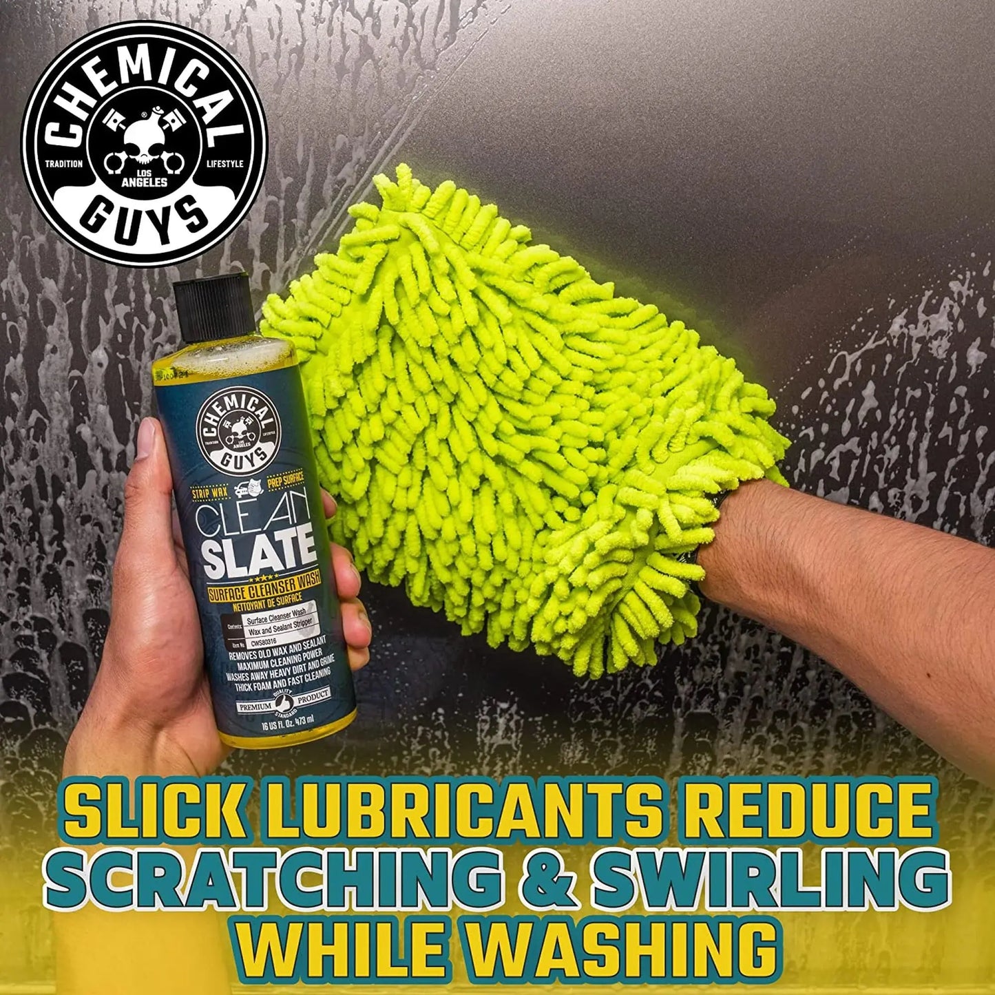 Clean Slate Wax Stripping Car Wash (16oz) - Chemical Guys