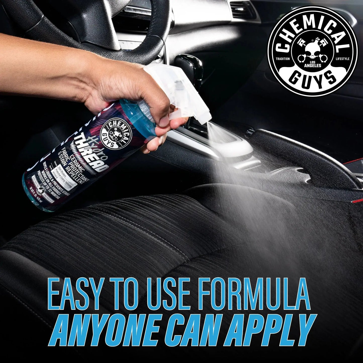 HydroThread Ceramic Fabric Protectant & Stain Repellent - Chemical Guys