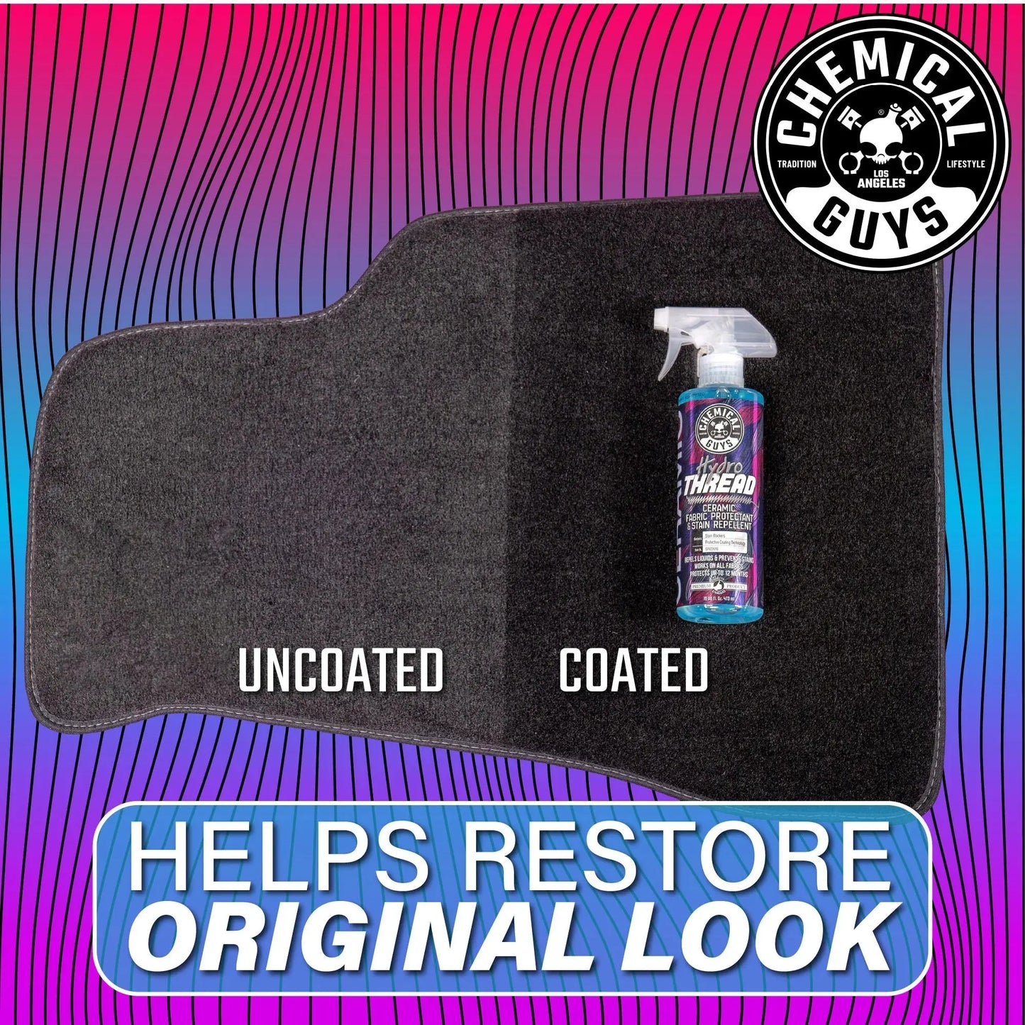 HydroThread Ceramic Fabric Protectant & Stain Repellent - Chemical Guys
