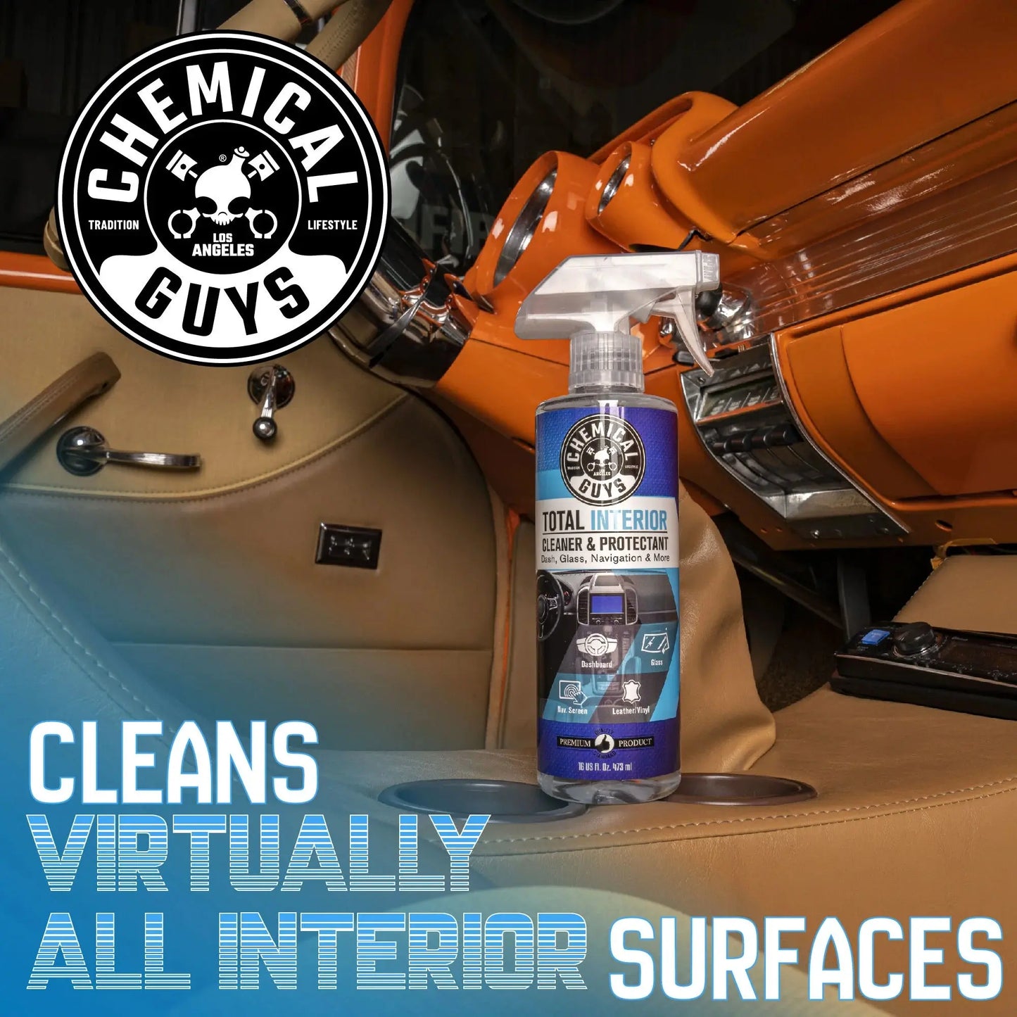 Total Interior Cleaner & Protectant (16oz) - Chemical Guys