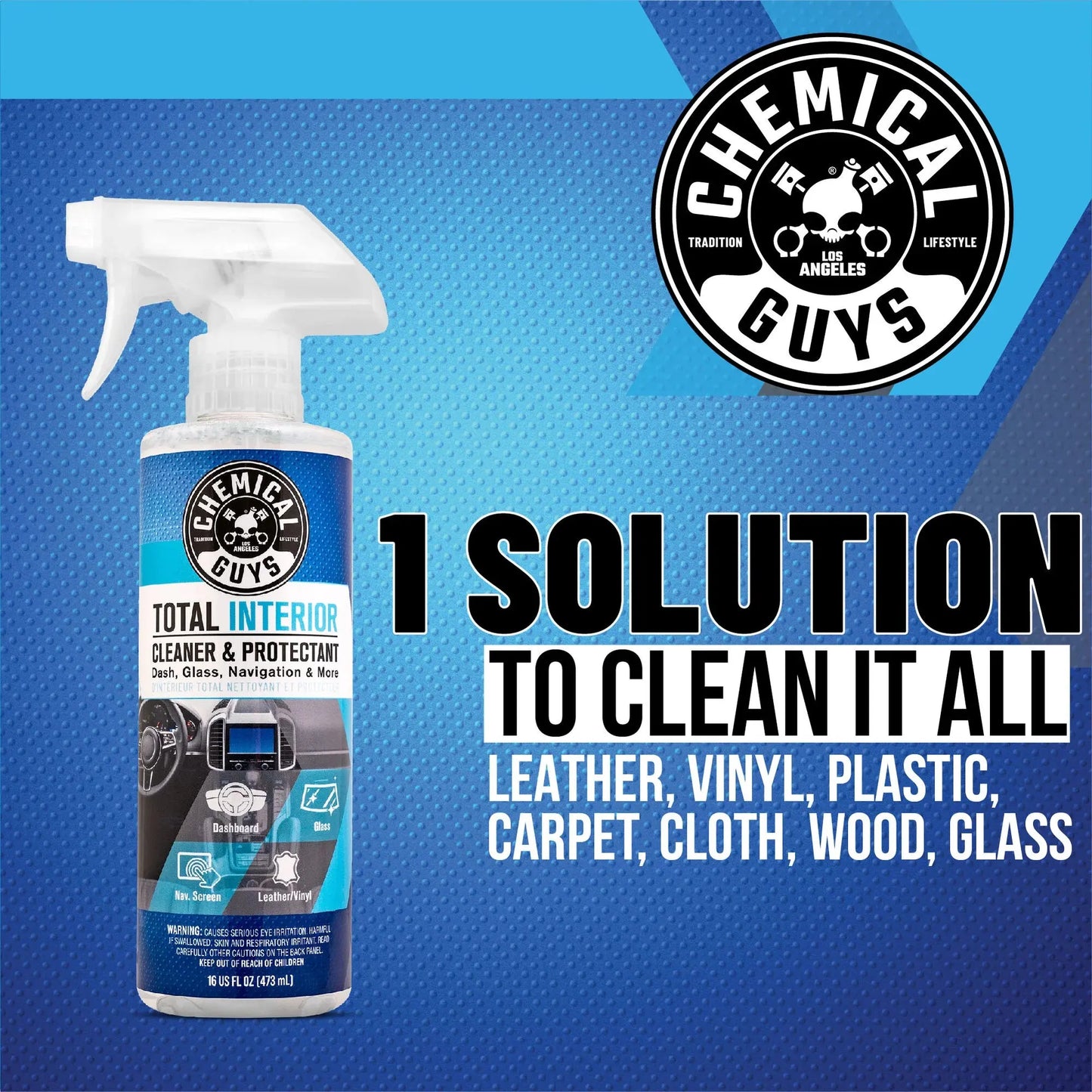 Total Interior Cleaner & Protectant (16oz) - Chemical Guys