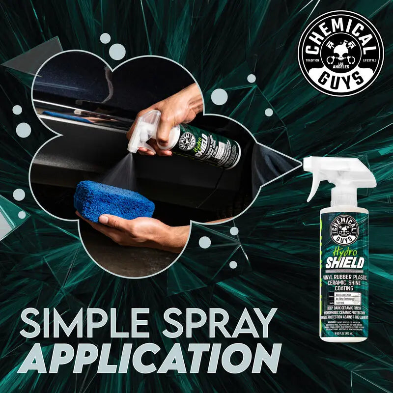 HydroShield Vinyl, Rubber, Plastic Ceramic Shine Coating (16oz) - Chemical Guys