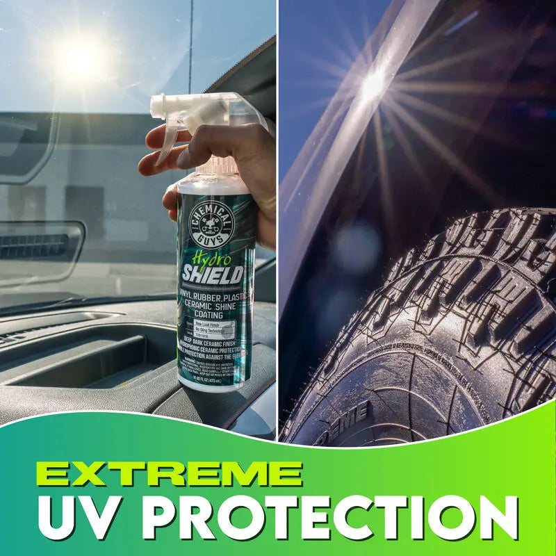 HydroShield Vinyl, Rubber, Plastic Ceramic Shine Coating (16oz) - Chemical Guys