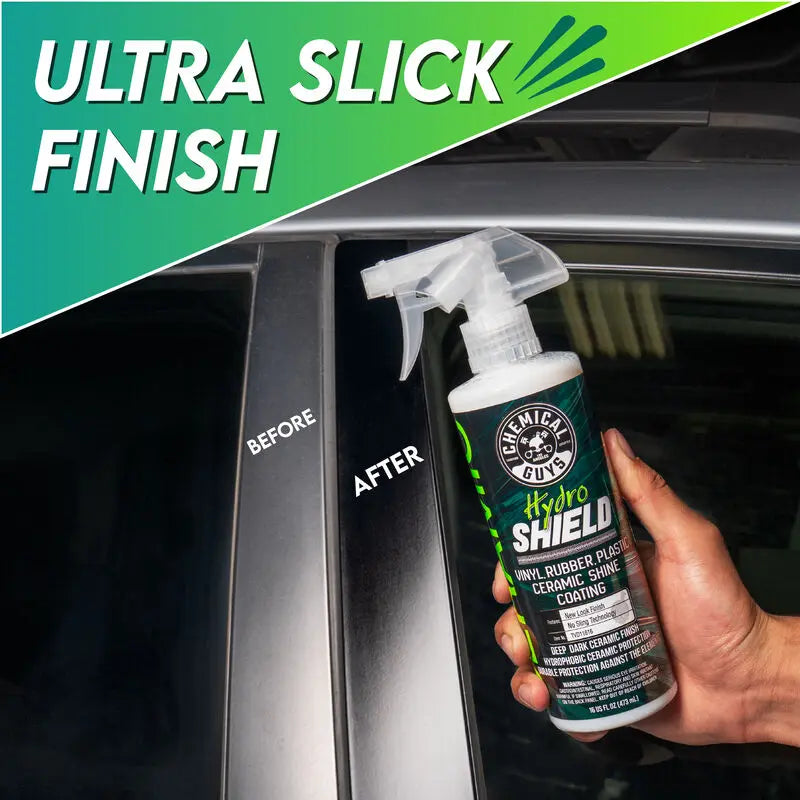 HydroShield Vinyl, Rubber, Plastic Ceramic Shine Coating (16oz) - Chemical Guys