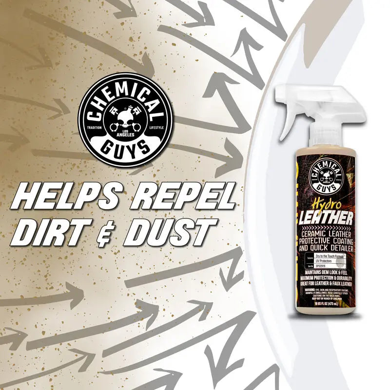 HydroLeather Ceramic Leather Protective Coating and Quick Detailer (16oz) - Chemical Guys