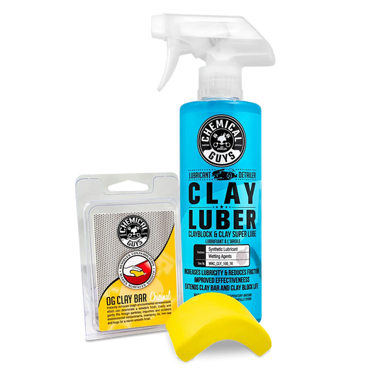 OG Clay Bar & Luber Synthetic Lubricant Kit, Light/Medium Duty - Chemical Guys