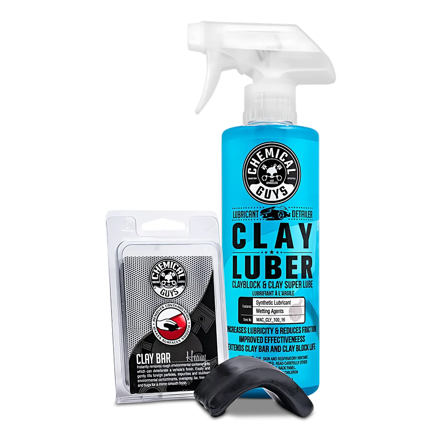 Clay Bar & Luber Synthetic Lubricant Kit - Heavy Duty - Chemical Guys
