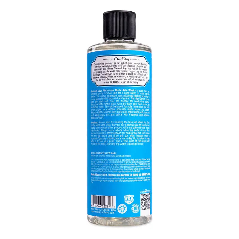Meticulous Matt Car Wash & Chenille Wash Mitt Bundle / Kit - Chemical Guys