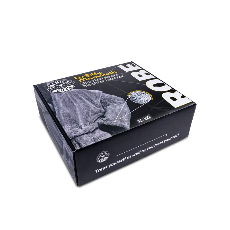 Woolly Mammoth Ultra Plush Hooded Microfiber Bath Robe