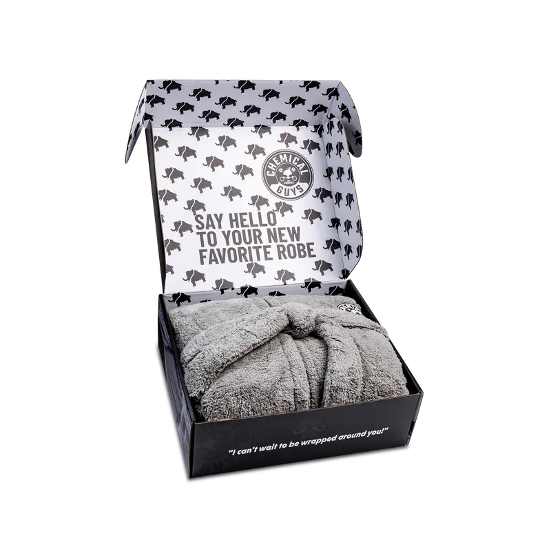 Woolly Mammoth Ultra Plush Hooded Microfiber Bath Robe