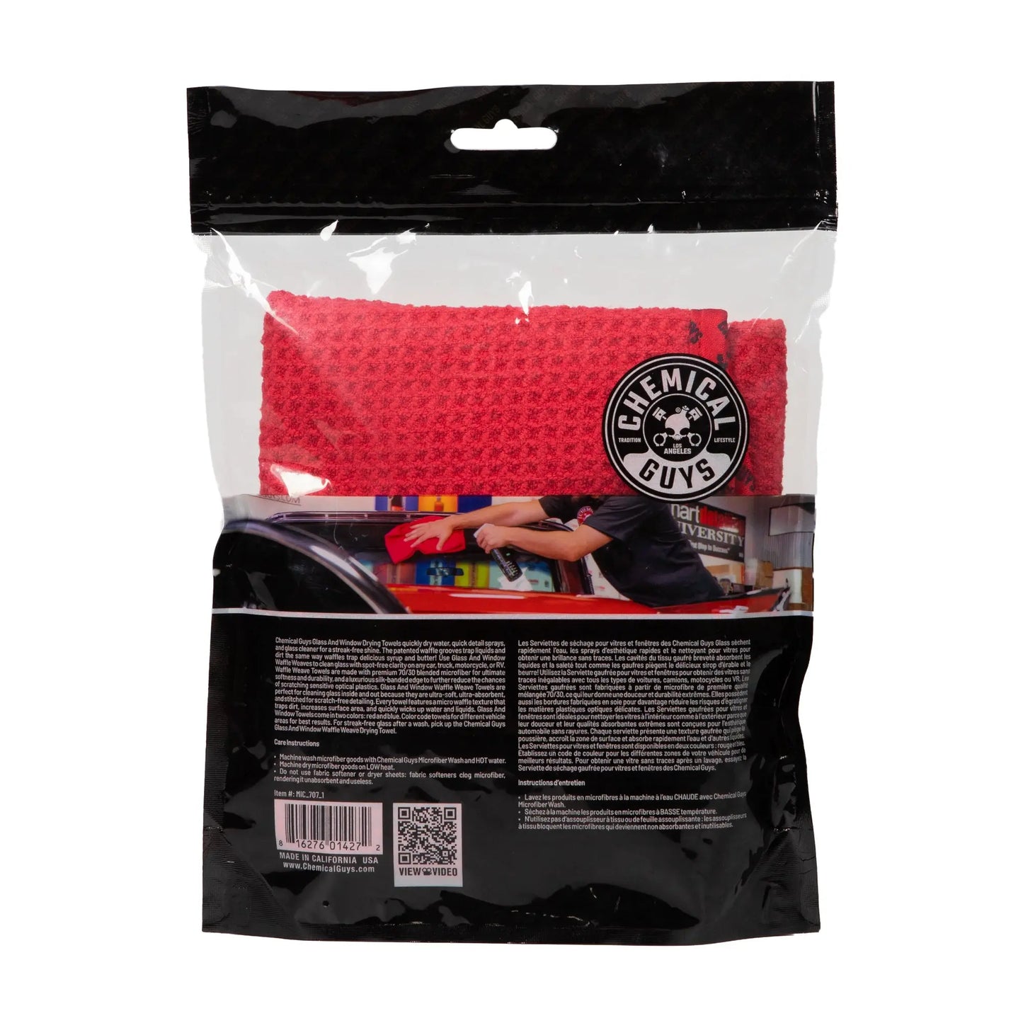 Signature Series Glass Cleaner & Waffle Weave Towel Bundle / Kit Chemical Guys