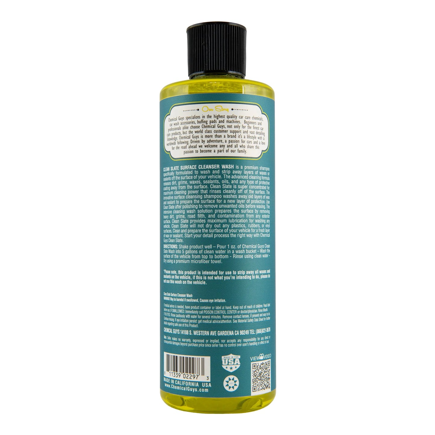 Clean Slate Wax Stripping Car Wash (16oz) - Chemical Guys
