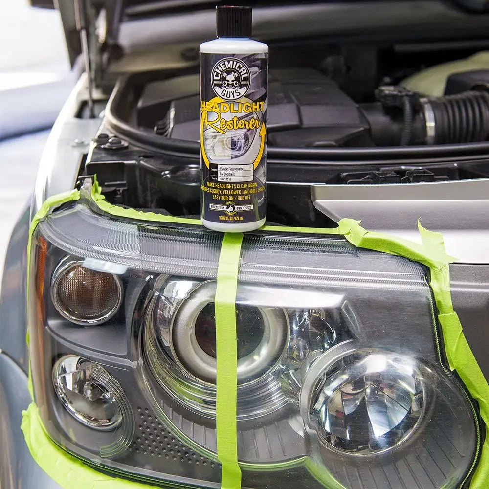 Headlight Restorer & Hand Applicator Bundle / Kit - Chemical Guys