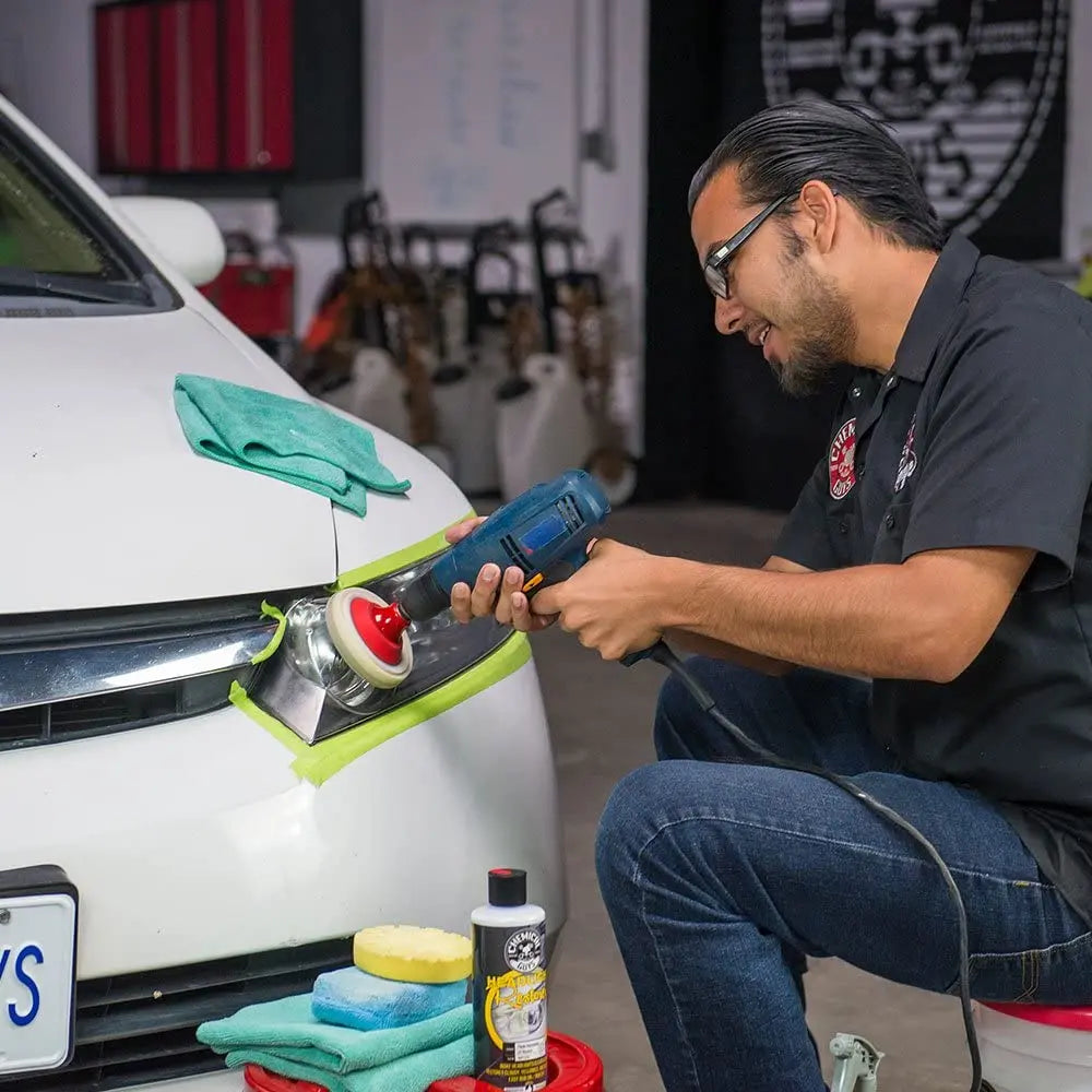 Headlight Restorer & Hand Applicator Bundle / Kit - Chemical Guys