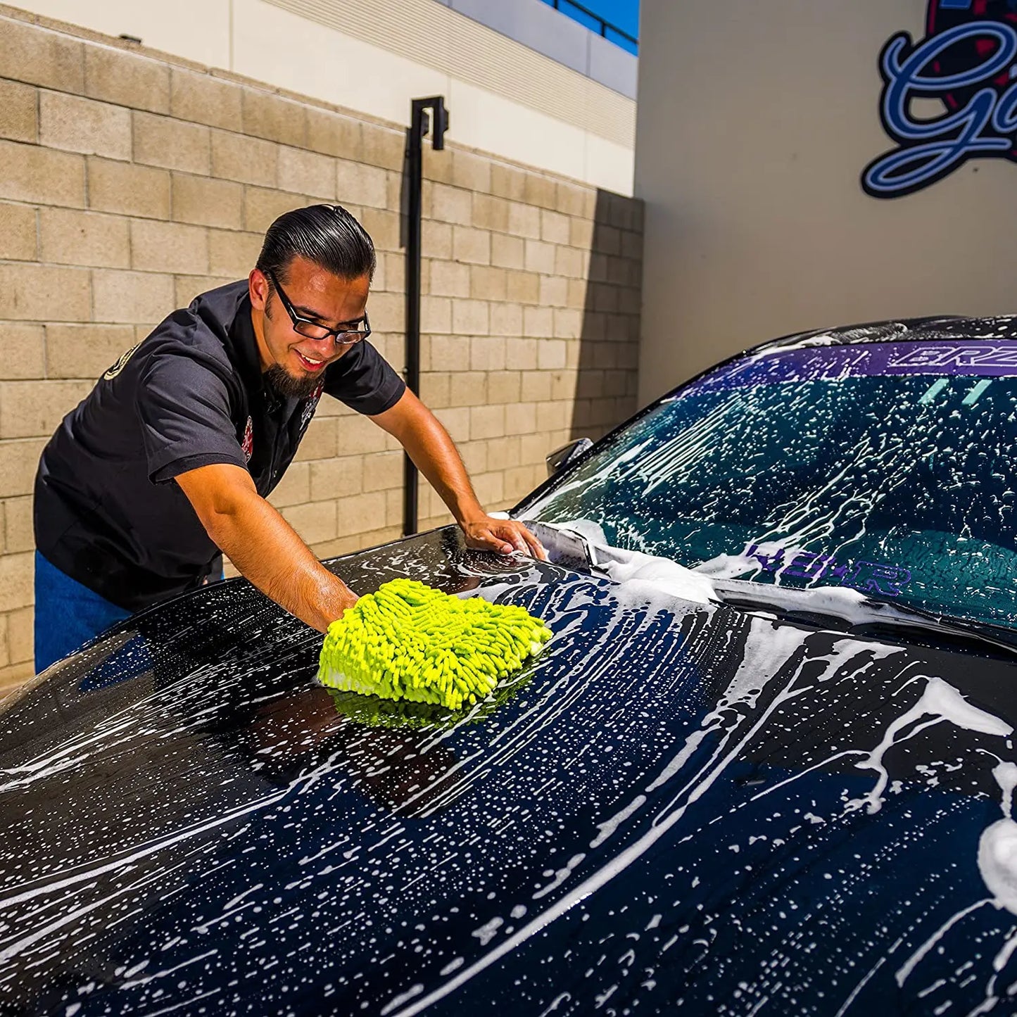 Meticulous Matt Car Wash & Chenille Wash Mitt Bundle / Kit - Chemical Guys