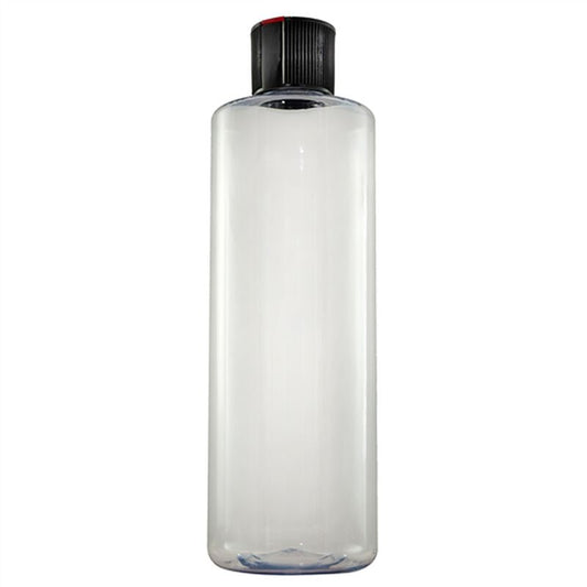 Clear Secondary Bottle with Black Spout