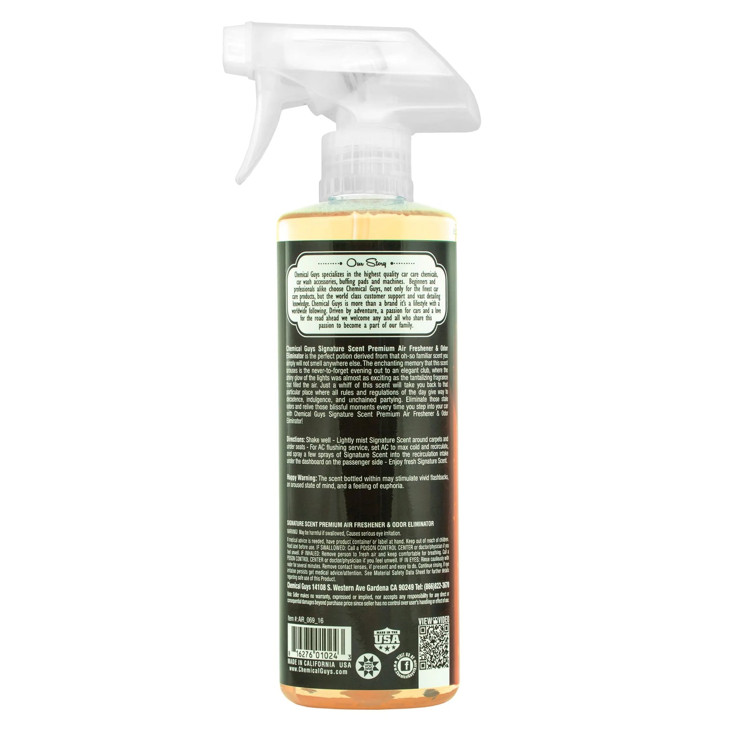 Signature Scent Air Freshener & Odor Neutralizer - Chemical Guys
