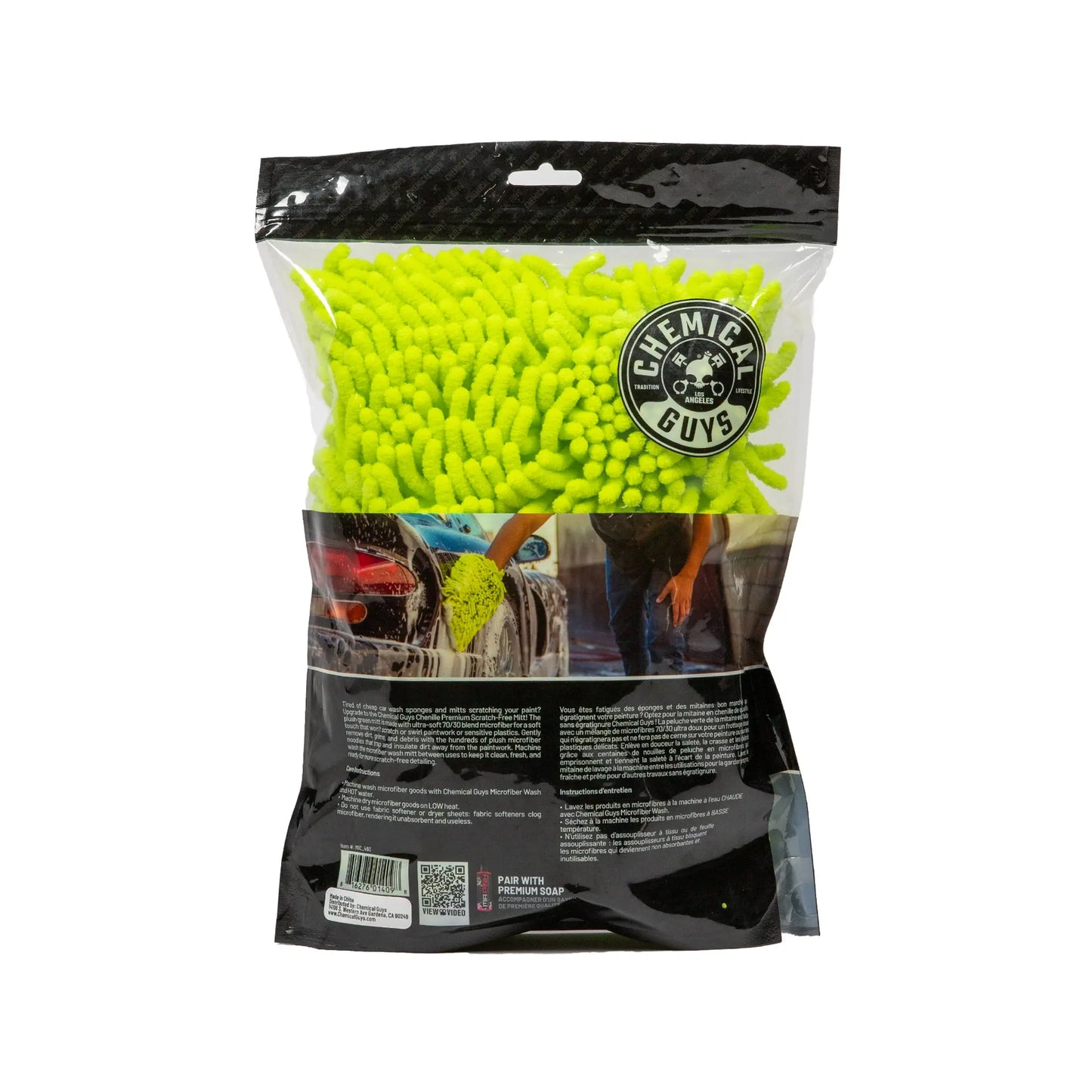 Meticulous Matt Car Wash & Chenille Wash Mitt Bundle / Kit - Chemical Guys