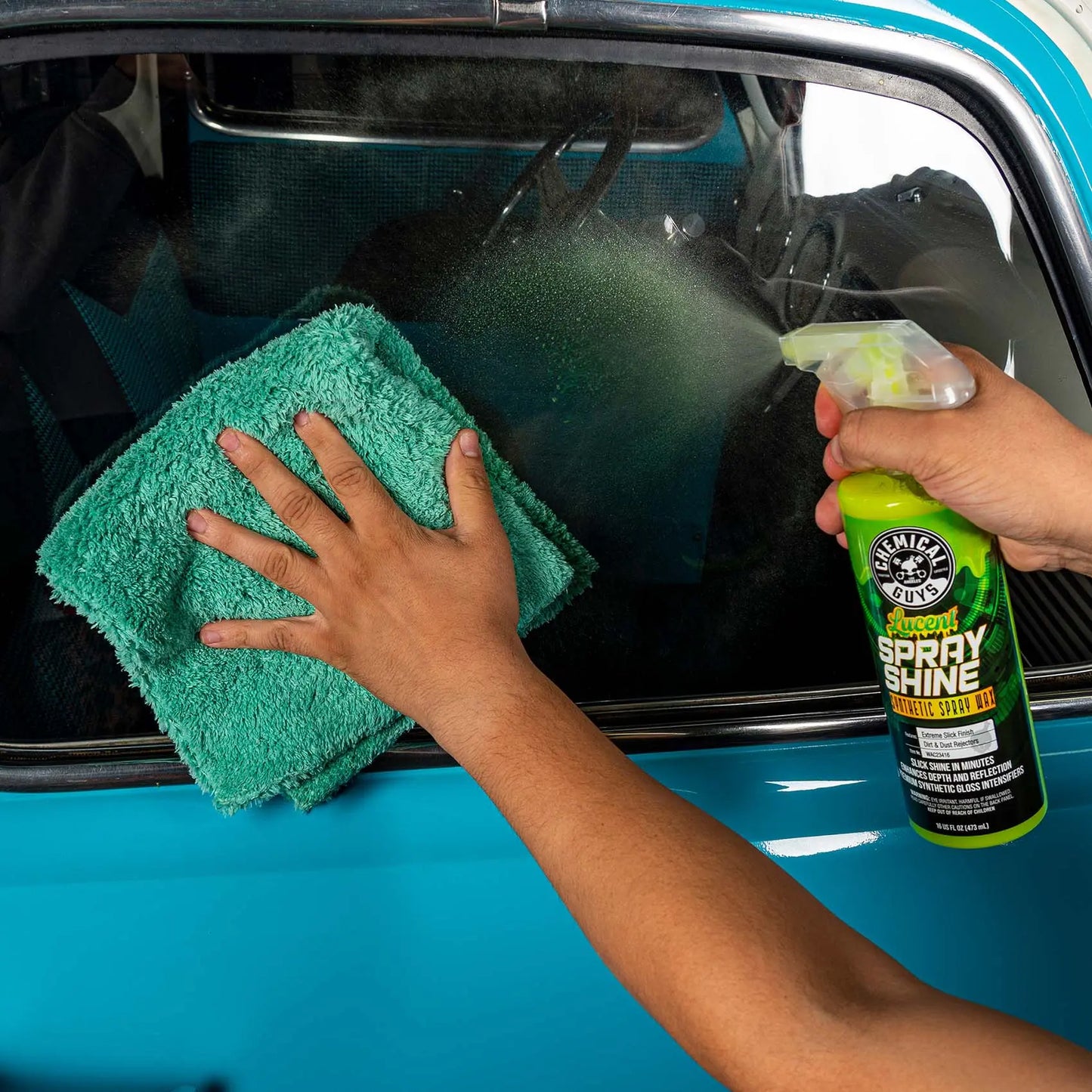 Lucent Spray Shine & Happy Ending Microfiber Towel Bundle / Kit