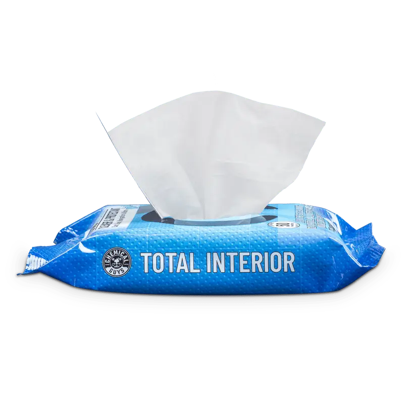 Total Interior Cleaner & Protectant Car Cleaning Wipes Chemical Guys