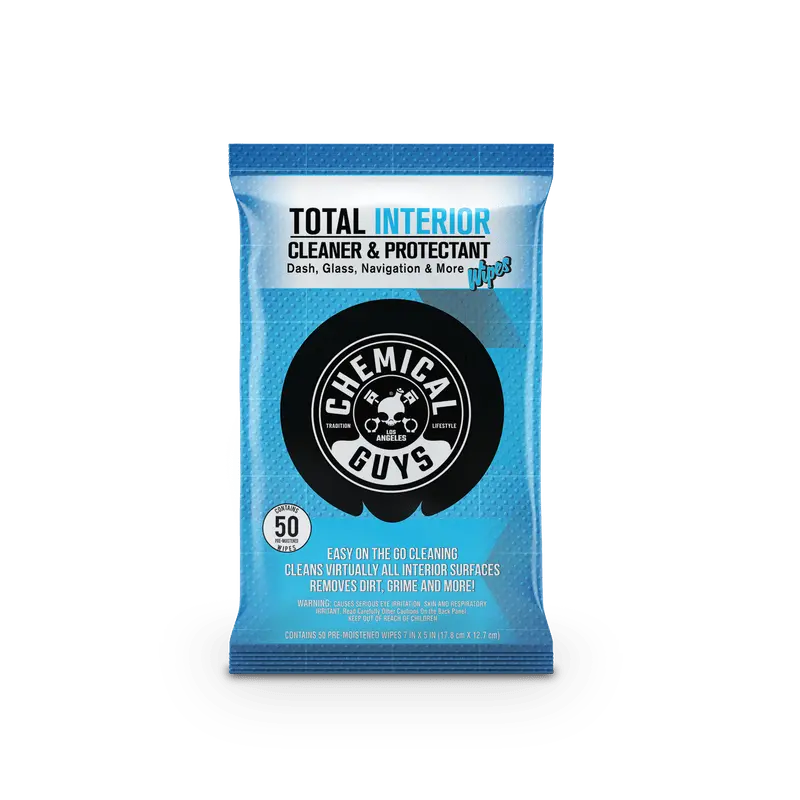 Total Interior Cleaner & Protectant Car Cleaning Wipes Chemical Guys