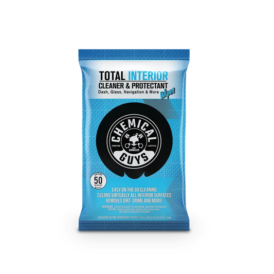 Total Interior Cleaner & Protectant Car Cleaning Wipes Chemical Guys
