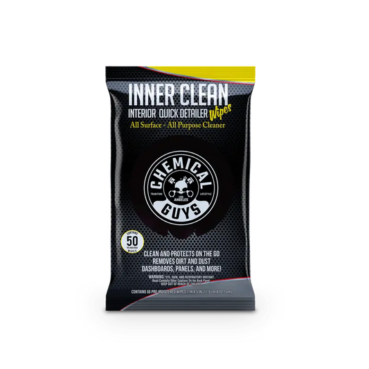 Innerclean Interior Quick Detailer & Protectant Car Wipes Chemical Guys