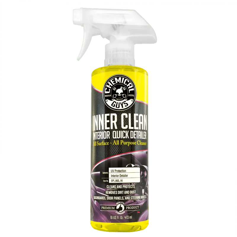 Quick & Easy Interior Kit Inc Inner Clean, Silk Shine, Streak Free Chemical Guys