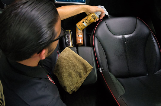 How to clean car interior leather