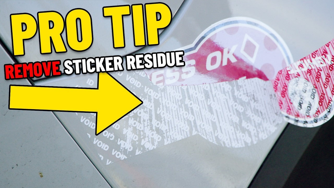 Restore Sticker Remove Sticker Residue & Bumper Stickers Safely | The Trick Every Car ...