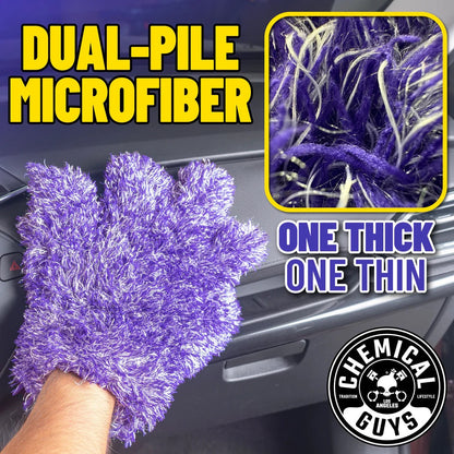 Furry Five Finger Stranger Helpful Handy Detailing Mitt Chemical Guys