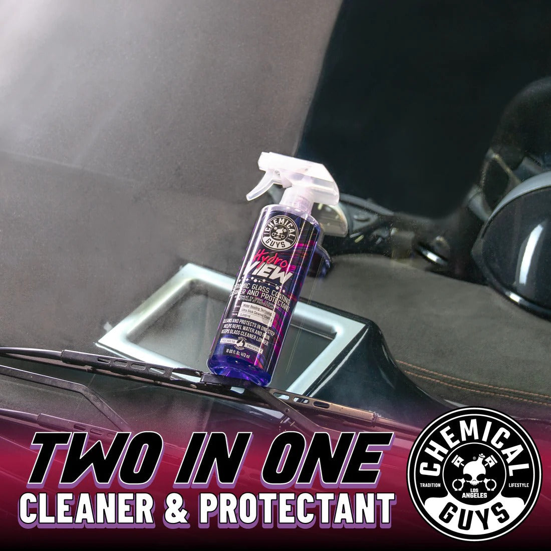 HydroView Ceramic Glass Cleaner & Coating (16oz) Chemical Guys