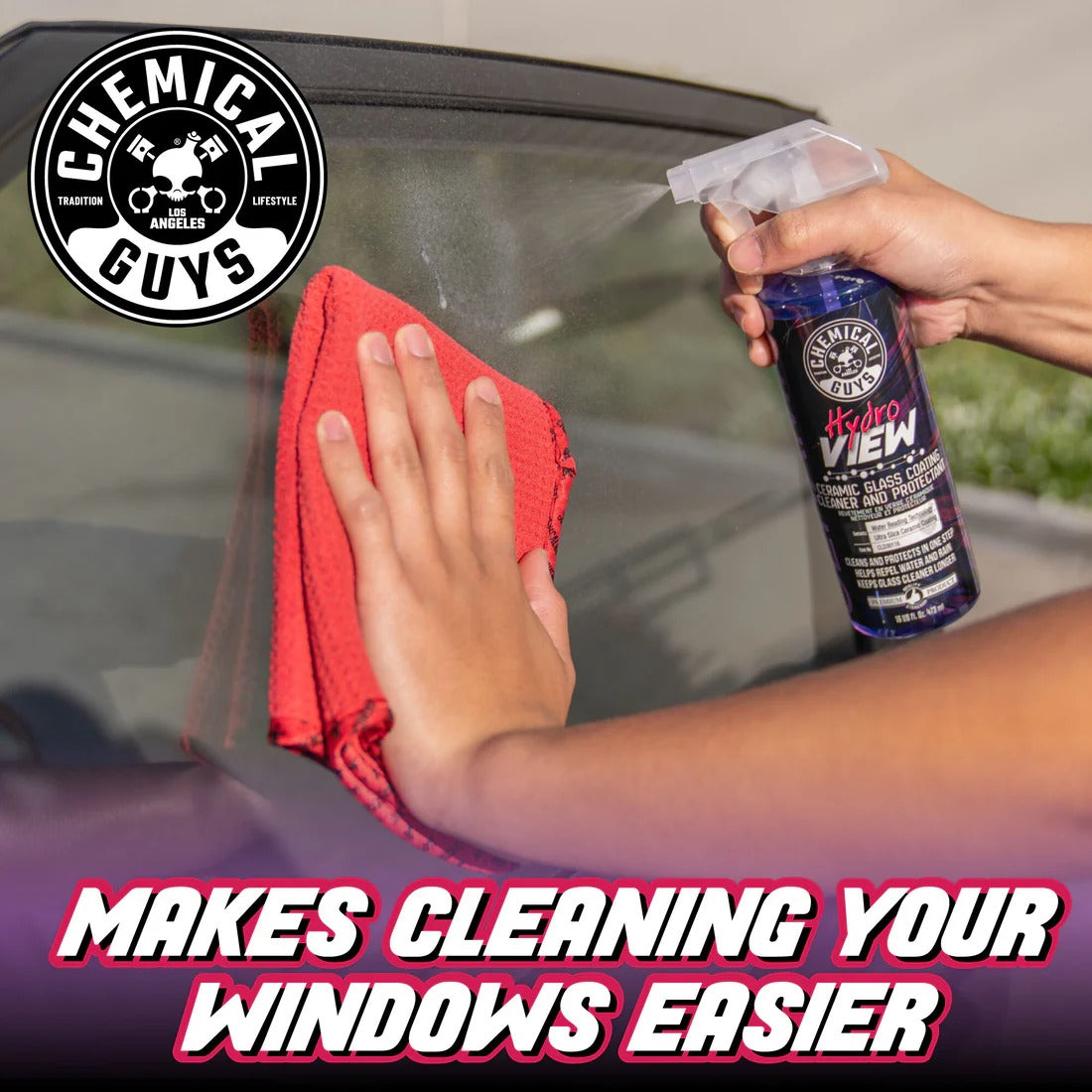 HydroView Ceramic Glass Cleaner & Coating (16oz) Chemical Guys