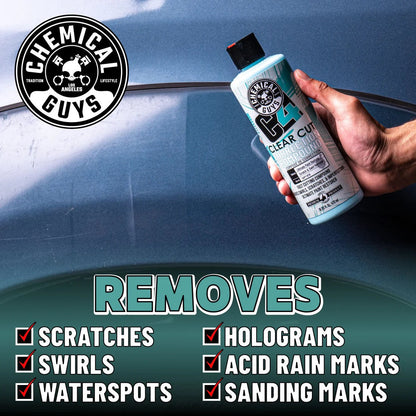 C4 Clear Cut Correction Compound (16oz) Chemical Guys